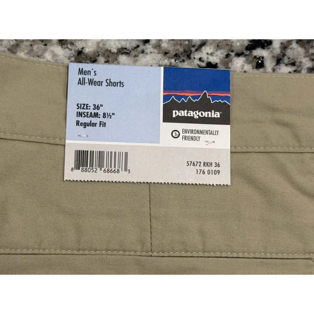 NWT Patagonia Men's 36 All-Wear Shorts 8.5
